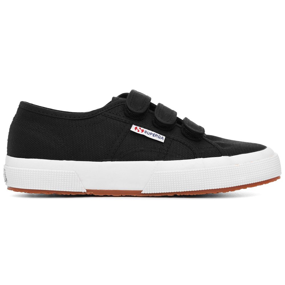 Superga 2750 Cot3strapu Black Sneakers - Women's Sneakers USA | US1510022